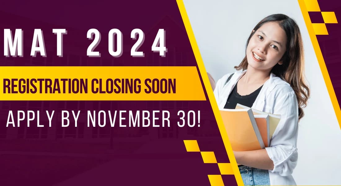 MAT 2024 registration closing soon – last date to apply for Management Aptitude Test is November 30, MBA aspirant holding books