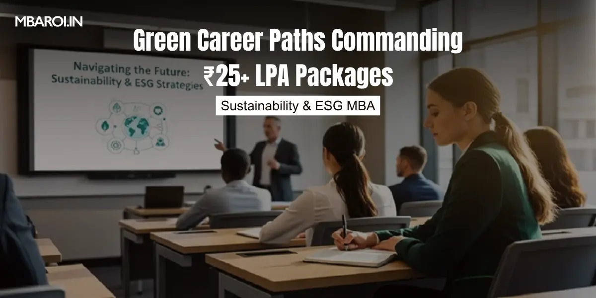 Sustainability & ESG MBA: Green Career Paths 
