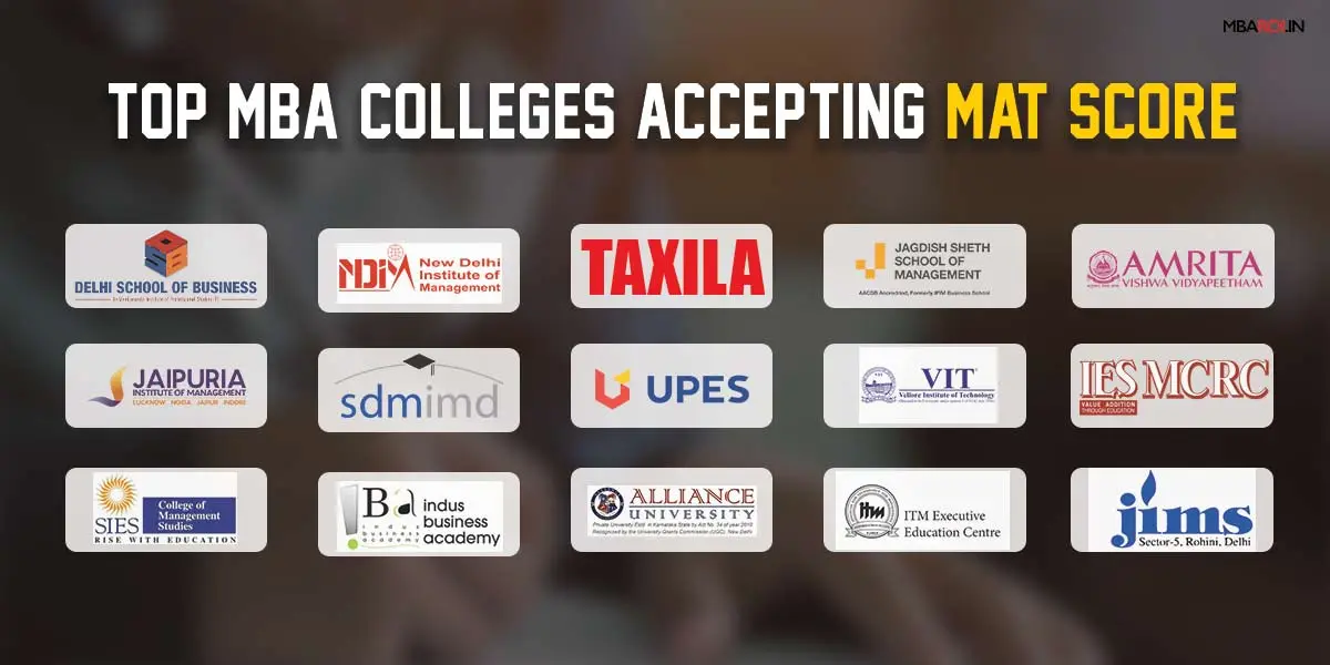 Top MBA Colleges Accepting MAT Score