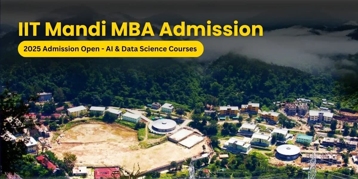 IIT Mandi campus — MBA in Data Science & Artificial Intelligence 2025