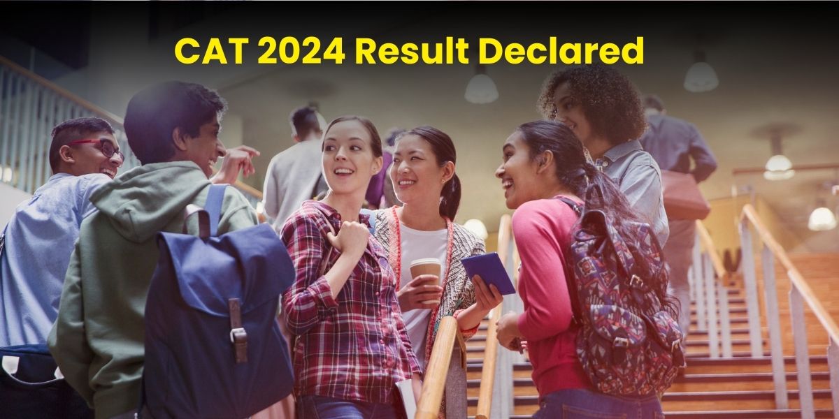 CAT Results 2024 Declared depicted Through Students Discussing with each other
