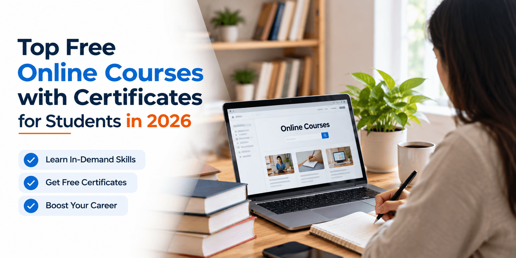Free Online Courses with Certificates for Students in 2026