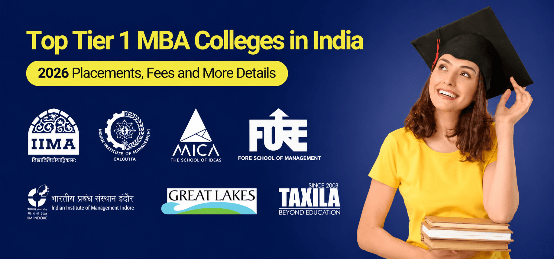 Top Tier 1 MBA Colleges in India 2026