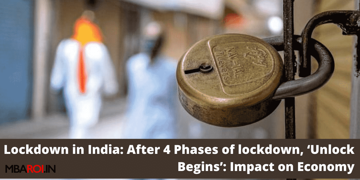 India lockdown and unlock phases depicted by locked shops