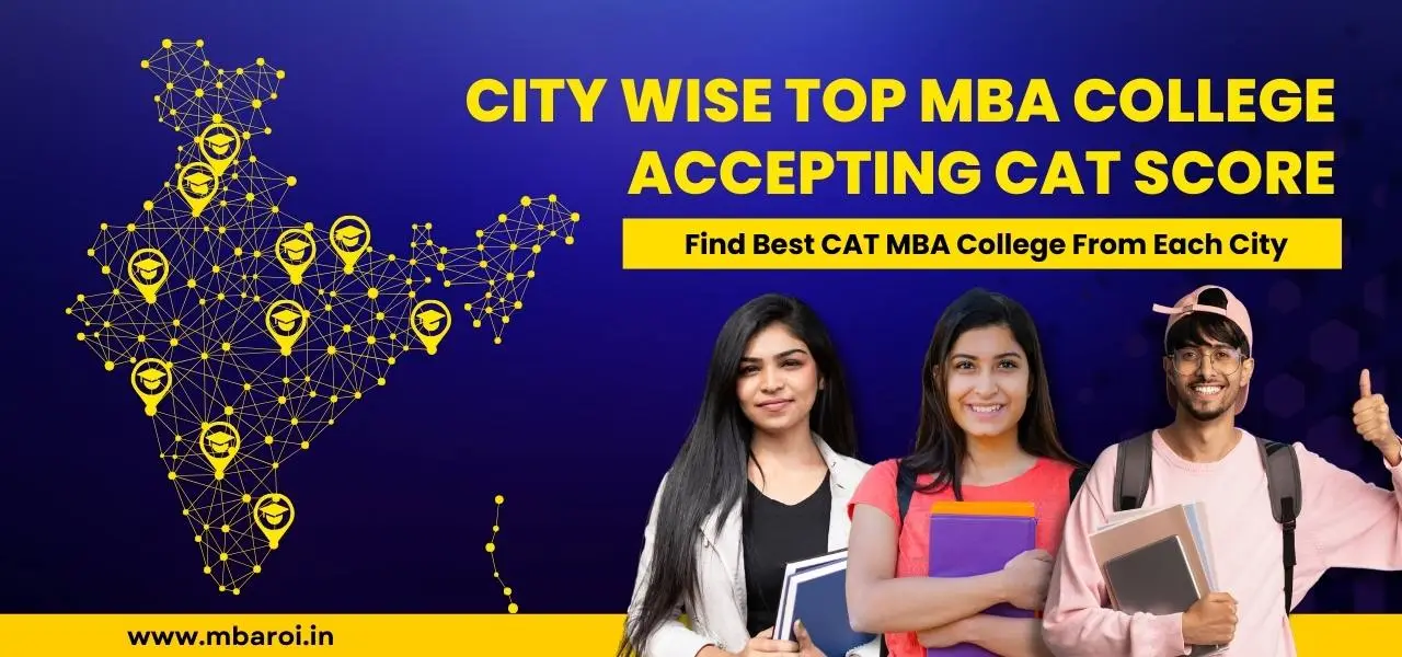 city wise top MBA College accepting cat score