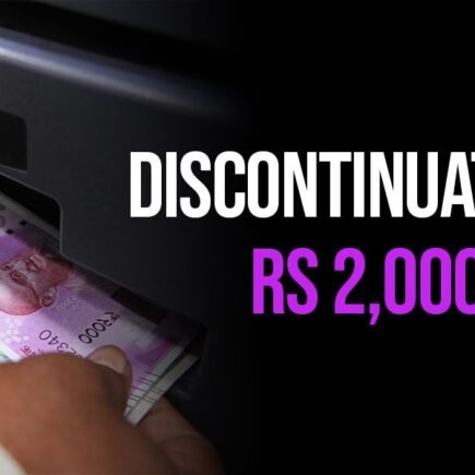 Discontinuation of Rs 2000 Notes