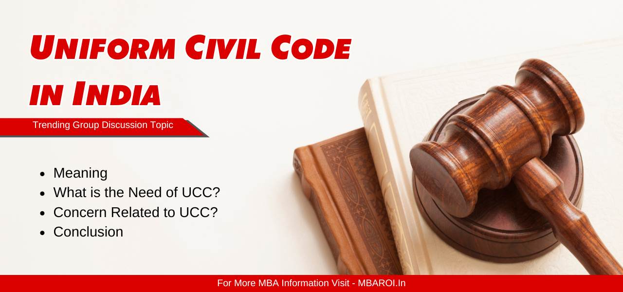 unifrom civil code in india