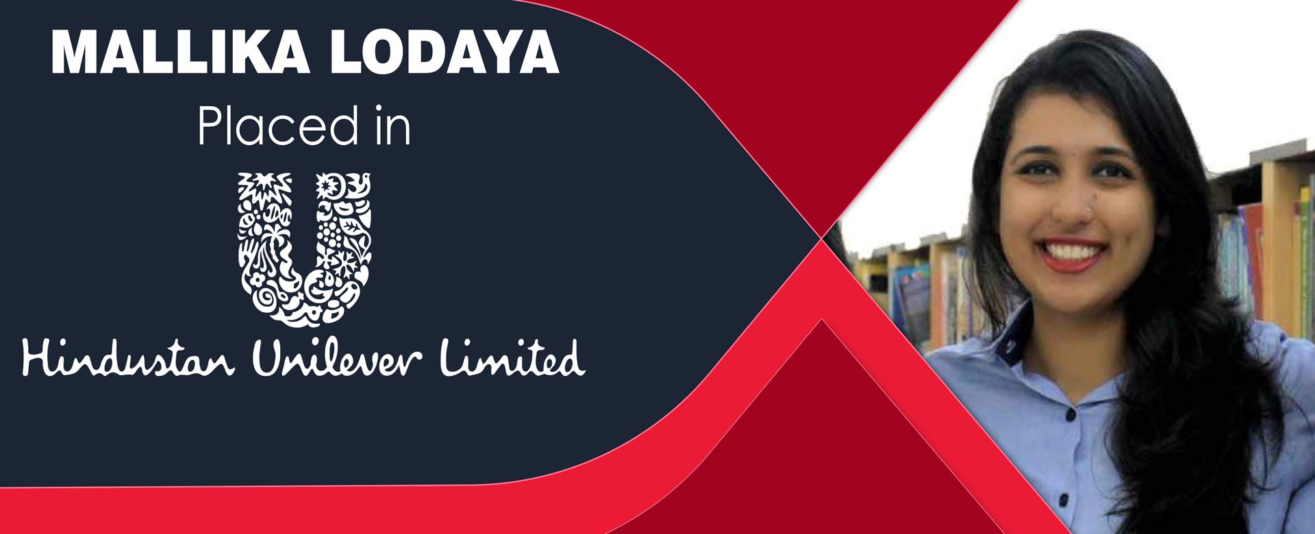 Mallika Lodaya Placed In Hindustan Unilever Limited | Taxila Business School